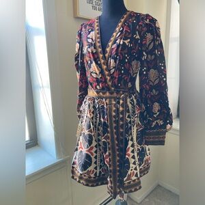 FARM Rio Multicolor Long Sleeve Dress